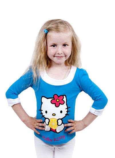 Изображение Футболка "Hello Kitty", рукава 3/4