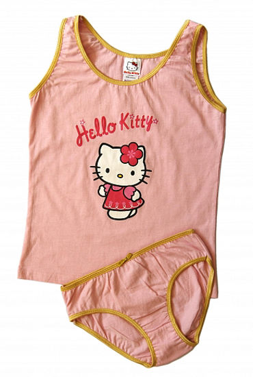Изображение Комплект (майка и трусы) "Hello Kitty" (розовый)