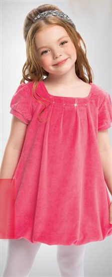 Изображение Платье для девочки "Принцесса Ягодка" (розовое)