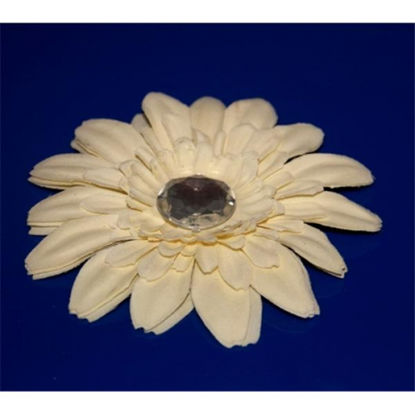 Изображение Заколка - цветок для волос (белая ромашка)