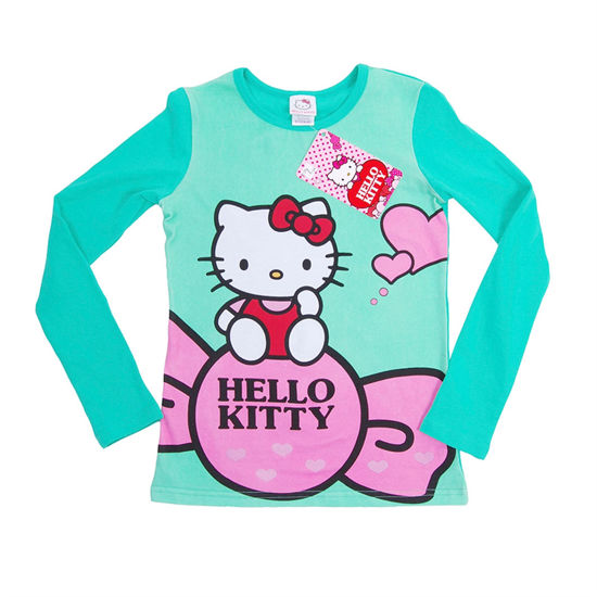 Изображение Кофта "Hello Kitty черника", бирюзовая