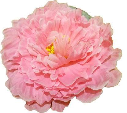 Изображение Осенняя шапочка с розовым цветком Lux