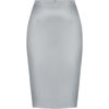 Изображение Атласная юбка, цвет серый