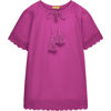 Изображение Блузка с кружевом и кисточками для девочки, цвет фуксия