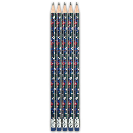 Изображение Набор простых карандашей «Сова» синий, Faberlic