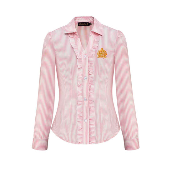 Изображение Блузка с длинными рукавами для девочки, цвет светло-розовый