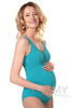 Изображение 
            
                Купальник слитный для беременных и кормящих мамочек Мариан изумрудный
            
                    