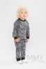 Изображение 
            
                Детский флисовый костюм серый "леопард"
            
                    
