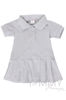 Изображение 
            
                Детское платье поло с воланом серый меланж
            
                    