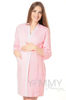 Изображение 
            
                Комплект халат с сорочкой розовый с белой полоской
            
                    