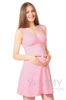 Изображение 
            
                Ночная сорочка - топ розовая в белый горошек
            
                    