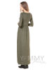 Изображение 
            
                Платье длинное с карманами хаки
            
                    