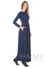 Изображение 
            
                Платье длинное с карманами темный индиго
            
                    
