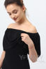 Изображение 
            
                Платье "майка" с воланом на плечах черное
            
                    