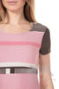 Изображение 
            
                Платье с пояском розовая / коричневая / бежевая полоска
            
                    