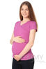 Изображение Футболка-кимоно для беременных и кормящих мам (лиловый)